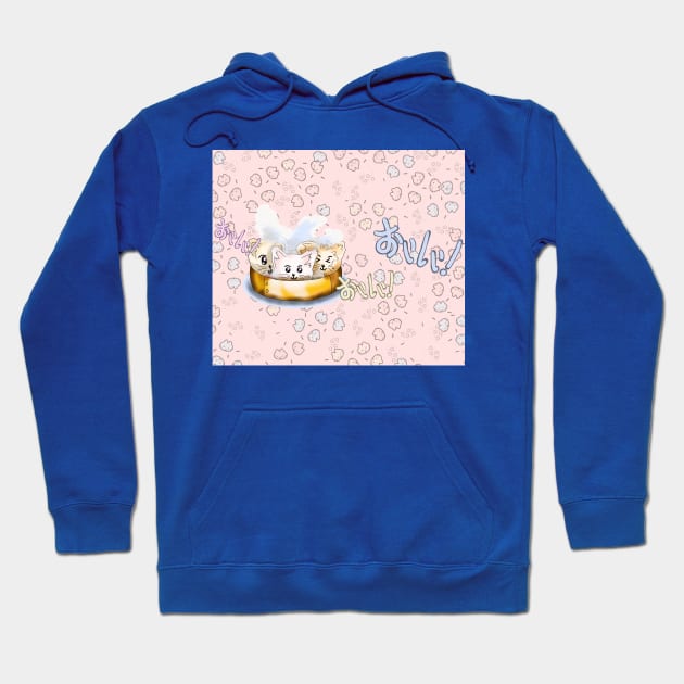 Delicious cute cat dumplings Hoodie by cuisinecat